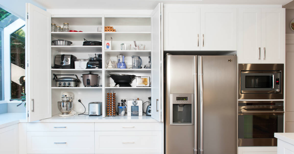 kitchen storage for appliances